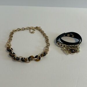 White House Black Market Necklace and Bracelet